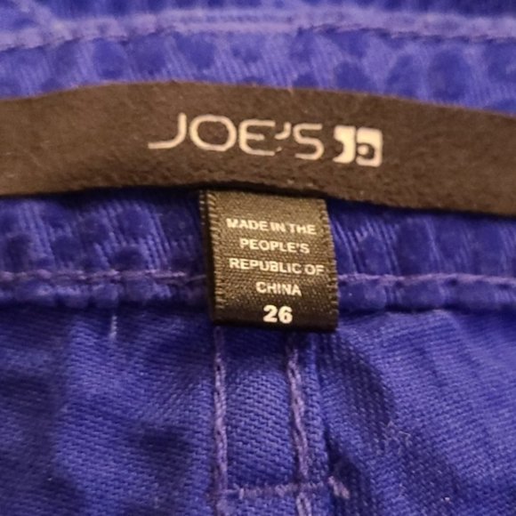 Joe's Jeans Ultra Blue Velvet Size 26 Jeans - Picture 4 of 6